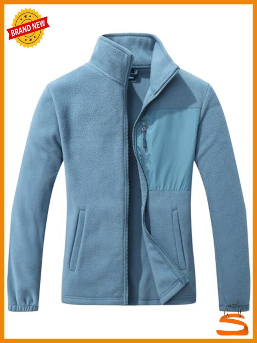 Women's Full Zip Soft Polar Fleece Jacket Outdoor Coat